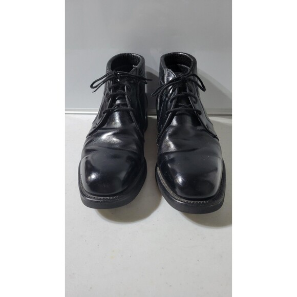 Mason Western Chippewa Falls Leather Work Boots Men\'s Size 8E Black USA 650 ** main image 5